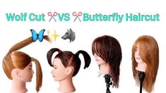 Butterfly Vs Wolf Haircut, Wolf Butterfly Cut, Wolf Vs Butterfly Cut, Diy Long Wolf Cut Hair Tutorial, Butterfly Cut Vs Wolf Cut, Butterfly Wolf Cut Hair Long, Butterfly Vs Wolf Cut, Butterfly Haircut Vs Wolf Cut, Wolf Cut Vs Butterfly Cut