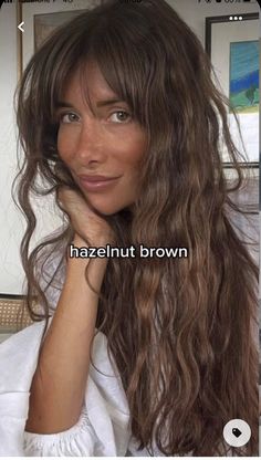 Hazelnut Hair, Rambut Brunette, Hair Color And Cut, Hair Inspiration Color, Hair Inspo Color