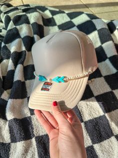 Trucker Hat Charm Western Trucker Hat Charms Trendy Hat Charm Western Hat Chain Custom Hat Charm Country Theme Hat Charm Turquoise Hat Charm - Etsy Cowgirl Trucker Hats, Trucker Hat Charms Diy, Western Baseball Caps, Trucker Hat Charms, Trucker Hat Chain, Custom Trucker Hat Ideas, Trucker Hat Bar Ideas, Coastal Hats, Trucker Hat Chains