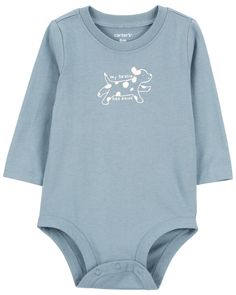 Crafted in soft cotton with a sweet slogan, this bodysuit keeps baby warm in long sleeves. Plus, with snaps at the bottom, this bodysuit makes diaper changes easy! Carters Baby Boys, My Bestie, Green Baby, Carters Baby, Baby Warmer, Baby Shirts, Shop Clothing, Long Sleeve Bodysuit, Holiday Fashion