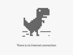 a pixellated image of a dinosaur on a gray background