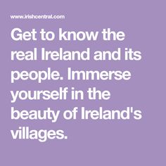 the words get to know the real ireland and its people immerse yourself in the beauty