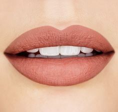 Our fave 90's style NUDE LIP. 'CINNAMON BEIGE' with a MATTE finish from our Sexy Mother Pucker Lipstick range. #SoapAndGlory #NudeLips #BrownLips #MakeUp