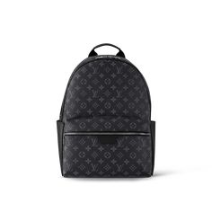 LOUIS VUITTON® - Discovery Backpack Mm - Eclipse Lv Backpack Men, Random Belongings, Boy Wishlist, Mochila Louis Vuitton, Masculine Monogram, Mens Designer Bag, Louis Vuitton Taschen, Lv Backpack, Sac Louis Vuitton