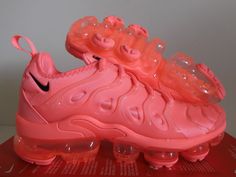 Women's NIKE AIR VAPORMAX PLUS "BUBBLEGUM PINK" Features 100% AUTHENTIC BRAND NEW IN OPEN TOP BOX. COLOR: Sunset Pulse Pink-Black-Ghost Green Amazing Flashy Shoes!! Features a cool, standout colorway Size & Style Info SIZE 6.5 US WOMENS INTERNATIONAL SIZES: (4 UK)  (37.5 EU)  (23.5 CM) Style # DM8337 600 Shipping We ship within 1-2 business days (excludes Saturday, Sunday, and holidays) from receipt of payment We do ship to APO/FPO and Post Office box addresses We do ship to Alaska and Hawaii Tr Nike Products, Black Ghost, Air Vapormax Plus, Nike Air Vapormax Plus, Pink Sunset, Air Vapormax, Nike Air Vapormax, Nike Fashion, Box Color