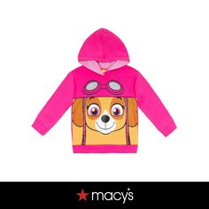 in stock Winter Essentials Clothes, Paw Patrol Skye, Paw Patrol Nickelodeon, Girls Fleece, Toddler Hoodie, Screen Printing Designs, Pink Sweatshirt, Pink Hoodie, Sweater Weather