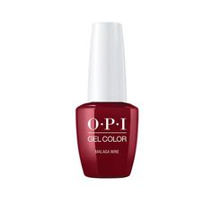 OPI, OPI GelColor Malaga Wine, Gel & Shellac Polish Red Gel Polish, Malaga Wine, Opi Red, Opi Colors, Soak Off Gel Nails, Strawberry Margarita, Soak Off Gel, Opi Nails, The Blues