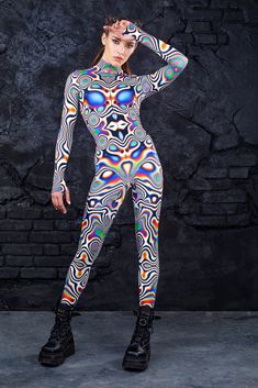 Rave Outfits Women, Cosplay Costumes For Men, Rave Outfits Festivals, Rave Bodysuit, Chasing Rainbows, Festival Outfits Women, Burning Man Costume, Burning Man Outfits, Rave Outfit