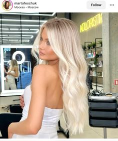 Light Blonde Hair Color Ideas, Light Blonde Hair Color, Women White Dress, White Dress Lace, Wedding Hair Colors