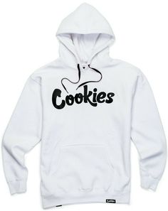 Click Here for Additional Selection Brand new with tag AUTHENTIC COOKIES SF CLOTHING CKS original logo HOODIE IN white/black $82.00 HASHTAG: #cookiessf DETAILS: Original Logo Hoodie (New Version) 10 oz (330 gm) 80% cotton / 20% polyester blend fleece 100% 32 singles face yarn for supreme printability and softness fleece lined hood split stitch double needle sewing on all seams twill neck tape 1x1 ribbing at cuffs and waistband nickel eyelets custom COOKIES SF lace ADDITIONAL DETAILS: The Original Logo Hoodie from Cookies features a custom screen print at front with Cookies SF woven labels at bottom front & back hems and Cookies SF custom drawstring at the neck. FREE SHIPPING Click Here for Additional Selection Cookies SF is an inspirational clothing and accessory brand destined to spark fi Mint Hoodie, Cookies Clothing, Cookies Hoodie, Cookies Sf, Split Stitch, Custom Screen Printing, Hoodie White, Blue Hoodie, Blue Outfit