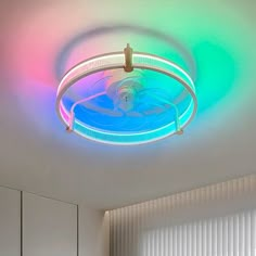 Looking for a ceiling fan that combines function and decor? Our smart ceiling fan has a variety of warm and vibrant lights, which can be selected in rainbow or single colors, and the colorful light effects create a party atmosphere. Its stylish and modern simple design has become the main equipment for home decoration. Modern RGB ceiling fans have a quiet reversible mode that provides you with a relaxing and comfortable resting environment. Mercer41 | Mercer41 Lahari 19.6" RGB Dimmable Flush Mou Quiet Living, Caged Ceiling Fan, Flush Mount Ceiling Fan, Led Ceiling Fan, Fan With Light, Ceiling Fan With Remote, Living Environment, Modern Minimalism, Modern Led