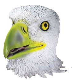 Soar high! This highly-detailed Halloween mask is professionally painted and looks realistic. The bald eagle Halloween mask is made from latex and is manufactured to fit adults. Perfect for your costume or a day of play at the zoo. Boy Dress Up Clothes, Eagle Costume, Eagle Mask, Halloween Forum, Animal Mask, Mask Costume, Puzzle Shop, Animal Masks, Costume Mask