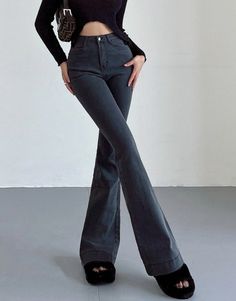 Stretch Jeans Flared Trousers Women's Pants Y2k Fashion High Waist Vintage Casual Baggy Straight Jeans Fall Outfits New In Non-stretch Y2k Style Streetwear Pants, Y2k Style High Waist Black Flare Jeans, Y2k Style Black Wide Leg Bottoms, Black High Waist Y2k Flare Jeans, Black Y2k Wide Leg Bottoms, Black High Waist Flare Jeans Y2k Style, Non-stretch Full Length Grunge Pants, Y2k Black High-rise Bottoms, Black Full Length Y2k Bottoms