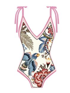 Make a splash this summer with the Floral Print One-Piece Swimsuit Set. This stylish and attractive swimsuit set is perfect for your next beach holiday. The designer bathing suit is made from spandex and nylon for a comfortable fit and features a beautiful floral print. The one-piece design is perfect for swimming, surfing, and other beach activities. This swimsuit set is designed to fit true to size and is perfect for women of all shapes and sizes. Whether you're looking for a stylish swimsuit Swim Pattern, Bathing Suit Designs, Swimsuit Skirt, Beach Holiday Dresses, Summer Surf, Outwear Women, Holiday Beach, Beach Activities, Cute Bathing Suits