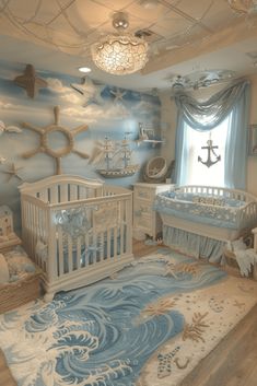 Baby Boy Nursery Ideas, Boy Nursery Ideas, Coastal Room Decor, Turtle Nursery, Ocean Themed Nursery, Beach Nursery, Baby Room Themes, Coastal Room