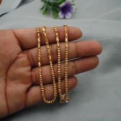 Gold Beads Chain, Gold Neck Chain, Fashion Jewelry Necklaces Gold, Mangal Sutra, Mangalsutra Design