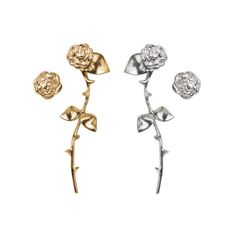 my awesome valentines present.  Asymetric rose studs with one stem back by Smith & Grey Alternative Valentines, Valentines Presents, Jewellery Gifts, Jewellery Inspiration, Jewellery Ideas, Jewelry Gifts, Valentines Day, Hair Accessories