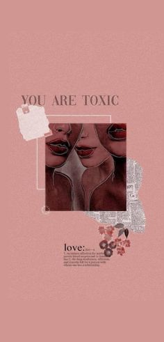 the cover art for you are toxic