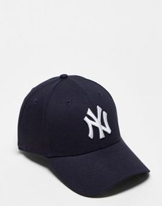 New Era MLB 9forty NY Yankees adjustable unisex cap in dark navy Ny Yankees Hat, Ny Cap, Ny Baseball, Yankees Cap, Yankees Hat, Navy Cap, Denim Cap, New Era 9forty, Ny Yankees