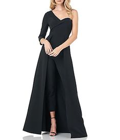 jumpsuit OR gown OR cocktail: Women's Clothing & Apparel | Dillard's Jumpsuit Gown, Modern Jumpsuit, Brides Dresses, Kay Unger Dresses, Black Tie Attire, Woman Suit, Ball Skirt, Maxi Romper, Kay Unger