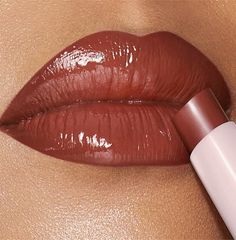 Charlotte Tilbury Hyaluronic Happikiss Lipstick Balm | Nordstrom Pretty Lipstick Colors, Perfect Lipstick, Hydrating Lipstick, Eye Makeup Pictures, Lips Shades, Lip Glosses, Makeup Designs