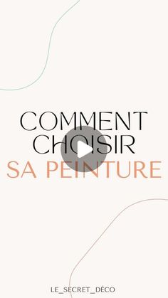 the cover of comment choser sa penture