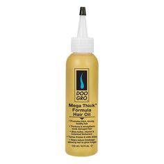 Doo Groo Mega Thick Hair Oil - 4.5 fl oz, Adult Unisex Doo Gro Mega Thick Hair Growth, Thick Hair Oil, Hair Thickening Oil, Hair Thickening Remedies, Coconut Milk Conditioner, Thinning Edges, Coconut Milk Shampoo, Thick Hair Growth, Hair Repair Treatments