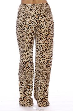 Just Love Plush Pajama Pants for Women - Petite to Plus Size Sleepwear (Leopard, 3X) - Walmart.com Leopard Print Loungewear Bottoms, Leopard Print Loungewear Pants With Elastic Waistband, Leopard Print Wide Leg Loungewear Pants, Leopard Print Long Pants For Loungewear, Stretch Leopard Print Pants For Loungewear, Stretch Leopard Print Loungewear Bottoms, Stretch Leopard Print Bottoms For Loungewear, Plush Pajama Pants, Plus Size Sleepwear