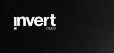 the logo for invertt studio is shown on a black background with white letters