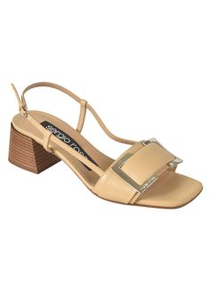 Block Heel Slingback Sandals from Sergio Rossi Block Heel Slingback, Sergio Rossi Shoes, Chic Sandals, Slingback Sandals, Leather Cap, Boot Pumps, Soft Skin, Sergio Rossi, Sandals For Women