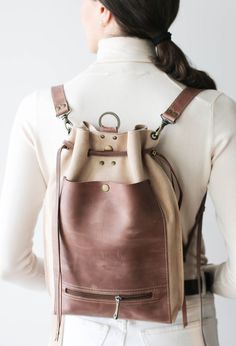 Handmade leather bag, Handmade Leather Backpack Purse, Beige Leather Backpack Purse, Leather Travel Backpack, Women's Leather Backpack, Convertible Leather Bag, Backpack with pockets Designer Backpack Purse, Backpack Fabric, Leather Travel Backpack, Mini Leather Backpack, Purse Design, Soft Leather Backpack, Suede Backpack, Convertible Backpack Purse