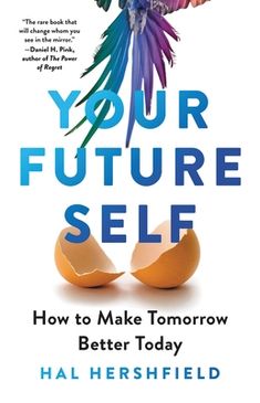 the book cover for your future self, with an image of a bird flying over two eggs