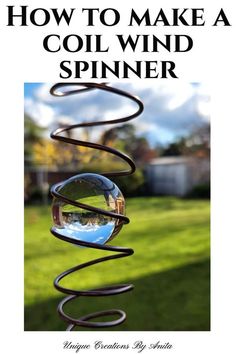 the cover of how to make a cool wind spinner