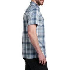 Summers are hot. That's why we button up with KUHL's Response Shirt to keep cool and collected when the sun threatens to harsh our mellow. It's built with a soft and breathable fabric and UPF 30 protection so we won't get heated when the warmth works its worst. Casual Camp Shirt For Summer Outdoor Activities, Cotton Camp Shirt For Summer Outdoor Activities, Casual Summer Camp Shirt For Outdoor Activities, Summer Cotton Camp Shirt For Outdoor Activities, Casual Camp Shirt For Outdoor Activities, Casual Short Sleeve Shirt For Outdoor Summer, Casual Blue Shirt For Outdoor Activities, Casual Collared Shirt For Outdoor Activities, Casual Collared Tops For Outdoor Activities