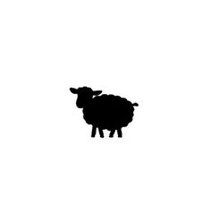 a black sheep silhouetted against a white background