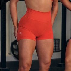 New With Tag Oner Active Effortless Seamless Shorts Charged Orange S Or M Wrap Shorts, Active Shorts, Cycling Shorts, Shorts Athletic, Crop Tshirt, Athletic Shorts, High Waisted Shorts, Midnight Blue, Orange Color