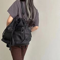 Tavimart Causal 2ways Leather Women Backpack Shoulder Bag Vintage School Book Laptop Backpack for Women Fashion Travel Shopping Backpack Black Satchel Leather Backpack For Students, Black Leather Satchel Backpack For Students, Black Leather Shoulder Bag For Students, Black Satchel For Daily Use And Back To School, Black Satchel Backpack With Large Capacity, Black Satchel Backpack With Pockets, Black Leather Satchel Backpack, Large Capacity Black Leather Satchel Backpack, Travel Leather Backpack With Pockets