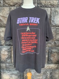 "Vintage 90s Star Trek Paramount Pictures T-shirts Item Condition: Pre-Owned (Used) condition. please see pictures Size on Tag: XL, Please check measurement Tag : faded ------------ Measurement: ------------- Chest (Pit to Pit) 24.5\" Length 27\" Shipping: Worldwide ---------- Standard Shipping 14-30 Days Express 5-8 Days I can do combined shipping +Add USD 5 shipping for each additional items!" 90s Stars, Star Trek Shirt, Paramount Pictures, Picture Sizes, Mens Graphic Tee, Star Trek, Mens Graphic, Tee Shirts, Graphic Tees