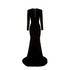 Black LAROS V Neck Maxi Evening Dress Gown | i The Label – I The Label Evening Formal Maxi Gown, Evening Formal Maxi-length Gown, Gala Long Sleeve Dresses With Fitted Bodice, Fitted Bodice Long Sleeve Gala Dresses, Long Sleeve Gala Dress With Fitted Bodice, Long Sleeve Dresses With Fitted Bodice For Gala, Evening Dresses With Sweep Train And Long Sleeves, Maxi Length Gown For Dinner, Dinner Gown Maxi Length