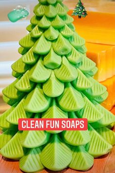 I love this Christmas Tree and the essential oils! Made with Shea butter soap base. Tree Soap, Shea Butter Soap, Best Soap, Soap Base, Beauty Soap, Bar Soap, Shea Butter, Essential Oils, Soap