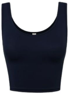 Blue Scoop Neck Vest Top, Blue Seamless Sleeveless Crop Top, Blue Sleeveless Seamless Crop Top, Blue Scoop Neck Tank Top, Sleeveless Seamless Blue Crop Top, Seamless Sleeveless Blue Top, Basic Blue Sleeveless Tank Top, Blue Sleeveless Seamless Camisole, Blue Basic Sleeveless Tank Top