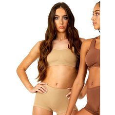 Confidence is effortless in this seamless sports bra. This double layered racerback bra offers smooth coverage and support when worn under layers. Features strategically placed ribbing for a secure and contoured fit to the body. Size: x-small/small. Color: beige. Gender: female. Age Group: adult. Pattern: Solid. Material: Nylon. Fitted Seamless Beige Sports Bra, Fitted Beige Seamless Sports Bra, Basic Stretch Seamless Sports Bra, Basic Seamless Stretch Sports Bra, Seamless Fitted Basic Sports Bra, Basic Fitted Seamless Sports Bra, Comfortable Stretch Sports Bra With Soft Touch, Basic Stretch Sports Bra, Dance Gear