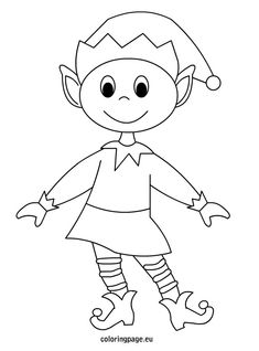 Elf coloring page Elf Coloring Pages, Elf Coloring, Printable Christmas Coloring Pages, Christmas Rock, Christmas Coloring, Christmas Drawing, Christmas Coloring Pages, Christmas Embroidery, Printable Christmas