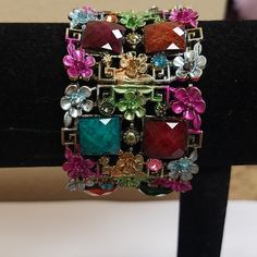 New Multi Colored Rhinestone Cuff Bracelet. Bundle Discounts Available. Reasonable Offers Welcome Jeweled Crystal Costume Bracelet, Elegant Multicolor Metal Cuff Bracelet, Pink Rhinestone Bangle Bracelets, Pink Rhinestone Bangle Bracelet, Multicolor Rhinestone Bangle Jewelry, Multicolor Rhinestone Bangle, Jeweled Bangle Cuff Bracelet, Multicolor Metal Bracelets With Rhinestones, Multicolor Metal Crystal Bracelet For Party