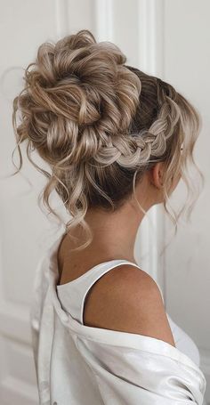 50+ Updo Hairstyles That're So Stylish : Side Braided High Bun Homecoming Hair Ideas Up, Hair Up For Bridesmaids, Braidsmaid Hairstyles For Long Hair, Short Hair Ideas For Homecoming, Up Hairstyles For Homecoming, Picked Up Hairstyles For Prom, Homecoming Hairstyles Buns, Hoco Hairstyles For Straight Hair, Prom Hairstyles Up Do