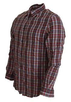 Step out in style with this absolutely stunning 100% Authentic GF Ferre casual shirt. Boasting a vibrant multicolor pattern, this shirt is perfect for those who appreciate the blend of luxury and comfort. Designed with a classic neck and long sleeves, this shirt features a neat button-down closure. It’s crafted from high-quality 100% cotton, offering both breathability and durability. With its regular fit, it ensures ease of movement while maintaining a sharp silhouette. Adorned with subtle logo Luxury Designer Logo T-shirt For Men, Casual Multicolor Shirt With Spread Collar, Multicolor Spread Collar Shirt For Work, Red Casual Shirt For Business Casual, Red Casual Business Shirt, Classic Multicolor Shirt For Fall, Casual Multicolor Tops With Spread Collar, Classic Multicolor Fall Shirt, Classic Multicolor Button-up Shirt