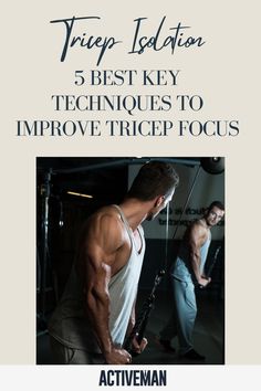 Tricep isolation is one of the most critical techniques in weightlifting that allows you to focus on your triceps more effectively. It’s a popular method of strength training that involves targeting the triceps muscles specifically, often by using isolation exercises such as tricep extensions or pushdowns. Isolation Exercises, Tricep Extensions, Strength Training Routine, Muscle Imbalance, Tricep Extension, Get Ripped, Strong Mind, Fitness Magazine, Triceps Workout