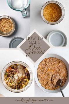 how to make oatmeal in glass bowls