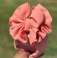 Soft baby headwrap . Comes as it's pictured Pink Beach Headband Hair Accessory, Pink Headband For Beach, Pink Beach Headband, Pink Headwrap For Beach, One Size Fits Most, Pink Headwrap For The Beach, Pink One Size Fits Most Headwrap For Beach, Playful Pink Headband For Summer, Pink Summer Headwrap Headband, Cute Pink Headband One Size Fits Most