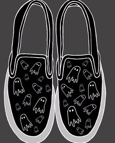 Love spooky things but want to show your playful side? Offered in many different colors, these floating ghost outline designed shoes are the perfect combination of spooky and whimsy! Image shown is a digital rendering of the finished product. All orders are made-to-order, made with acrylic paint Ghost Shoes, Ghost Outline, Custom Jordan Shoes, Floating Ghost, Silly Halloween, Vans Shoes Fashion, Floating Ghosts, Shoes Fun, Cricket Crafts